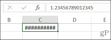 Simboli brojeva u Excelu