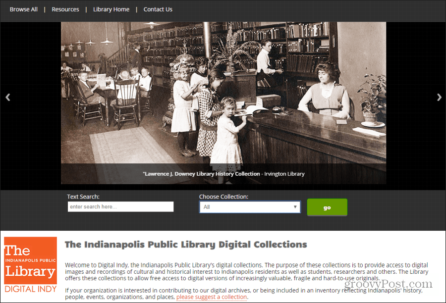 indianapolis digitalne arhive