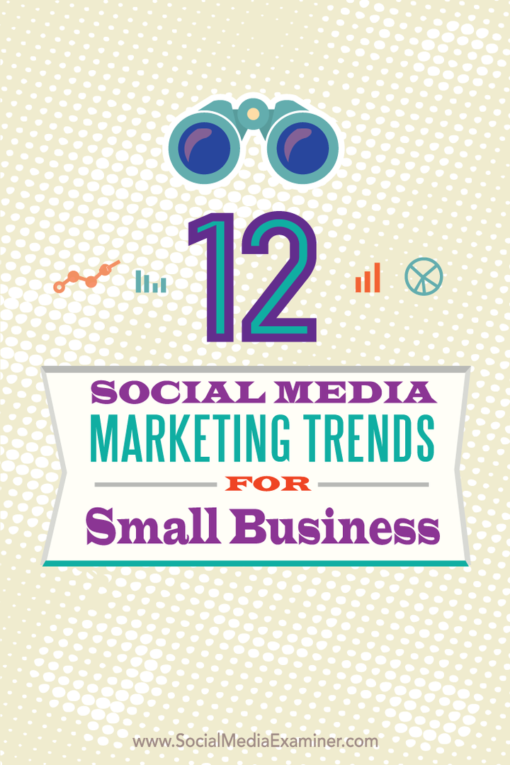 dvanaest trendova marketinga na društvenim mrežama za male tvrtke