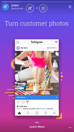 Novi ciljevi oglasa u Instagram priči omogućuju vam slanje korisnika na vaše web mjesto i u aplikacije, vodeći stvarne konverzije, umjesto da se samo nadate prepoznatljivosti marke.