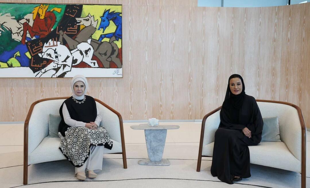 Prva dama Erdoğan sastala se s predsjednicom Zaklade Qatar Sheikha Moza bint Nasser!