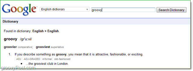 potražite svoje teške riječi pomoću google rječnika
