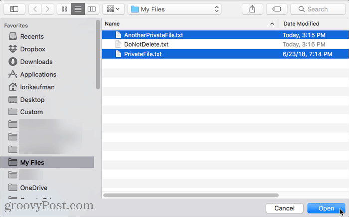 Odaberite datoteke koje želite izbrisati u CleanMyMac 3