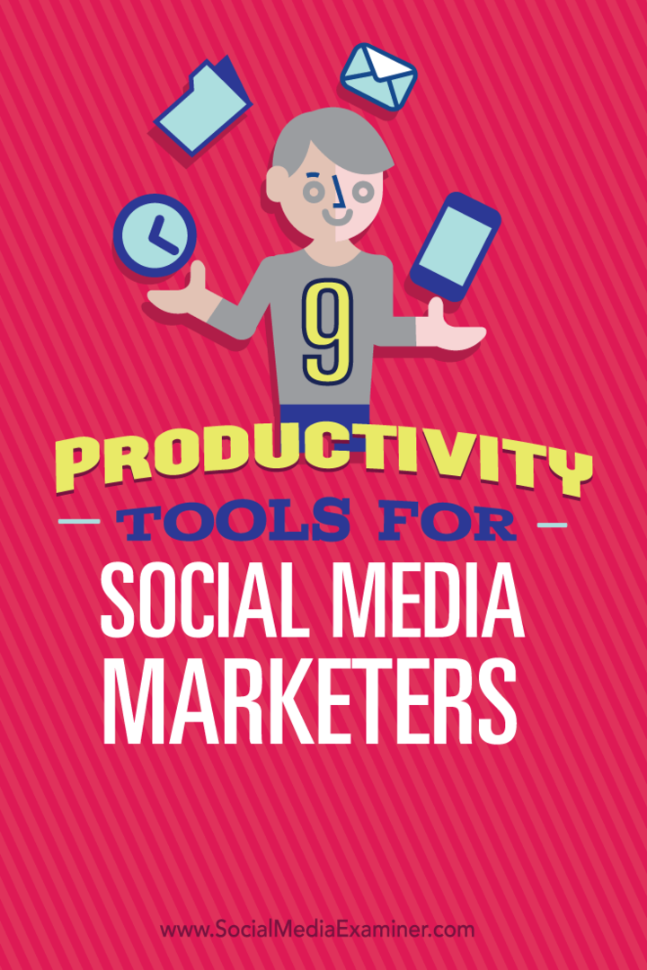 9 Alati za produktivnost za marketere društvenih medija: Ispitivač društvenih medija