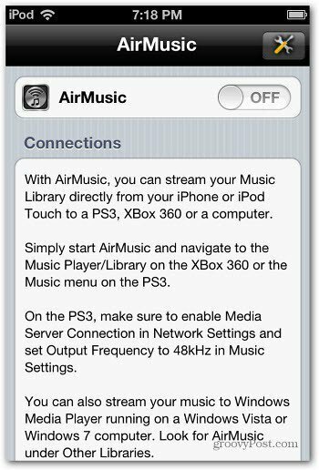 AirMusic Switch