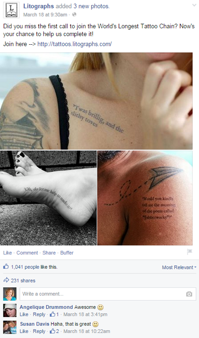 litografska tetovaža facebook post