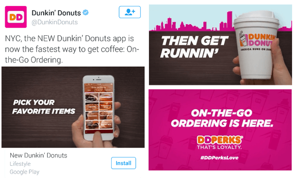 Dunkin krafne twitter video oglas