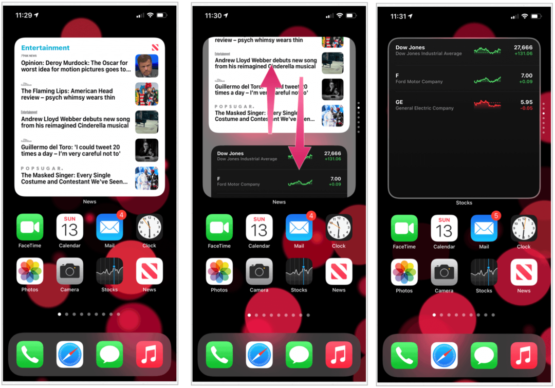 Korištenje widgeta u iOS-u 14 na iPhoneu