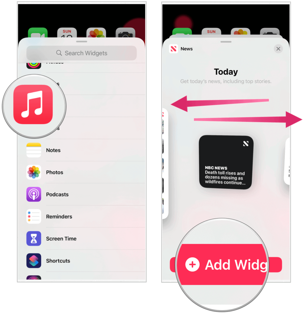 iOS 14 dodaj widget