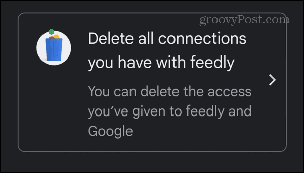 Prekinite vezu između aplikacija i vašeg Google računa
