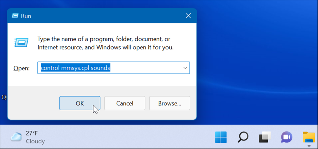 zvuci otvorenog sustava Pokrenite Windows 11