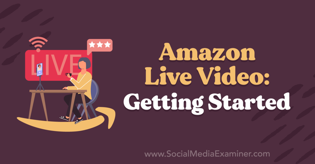Amazon Live Video: Početak rada koji sadrži uvide Kirka Nugenta na podcastu za marketing na društvenim mrežama.