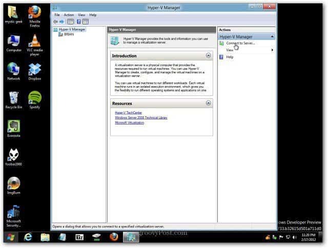Windows 8: Omogućite Hyper-V za stvaranje i upravljanje virtualnim strojevima