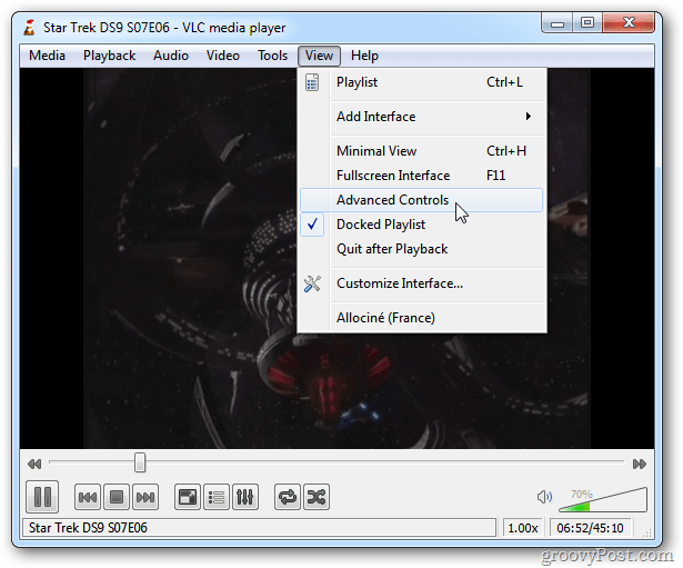 Napravite snimke zaslona u VLC Media Playeru