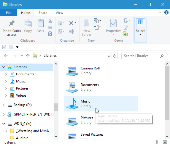 Savjet za Windows 10: Prikažite biblioteke u File Exploreru