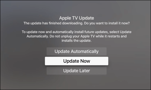 4 Apple TV ažuriranja