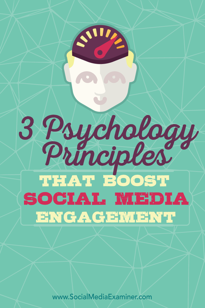 tri psihološka principa za poboljšanje angažmana na društvenim mrežama