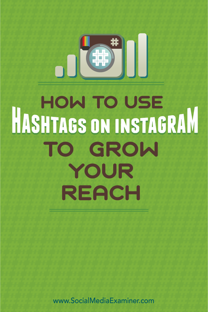kako rasti instagram doseg s hashtagovima