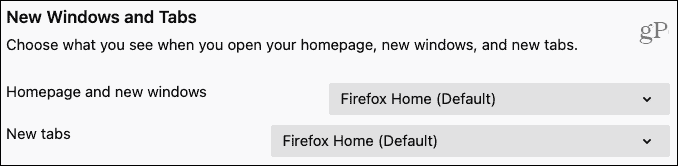 Firefox Novi Windows i kartice