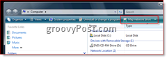 Preslikajte mrežni pogon u Windows 7, Vista i Server 2008 iz Windows Explorera