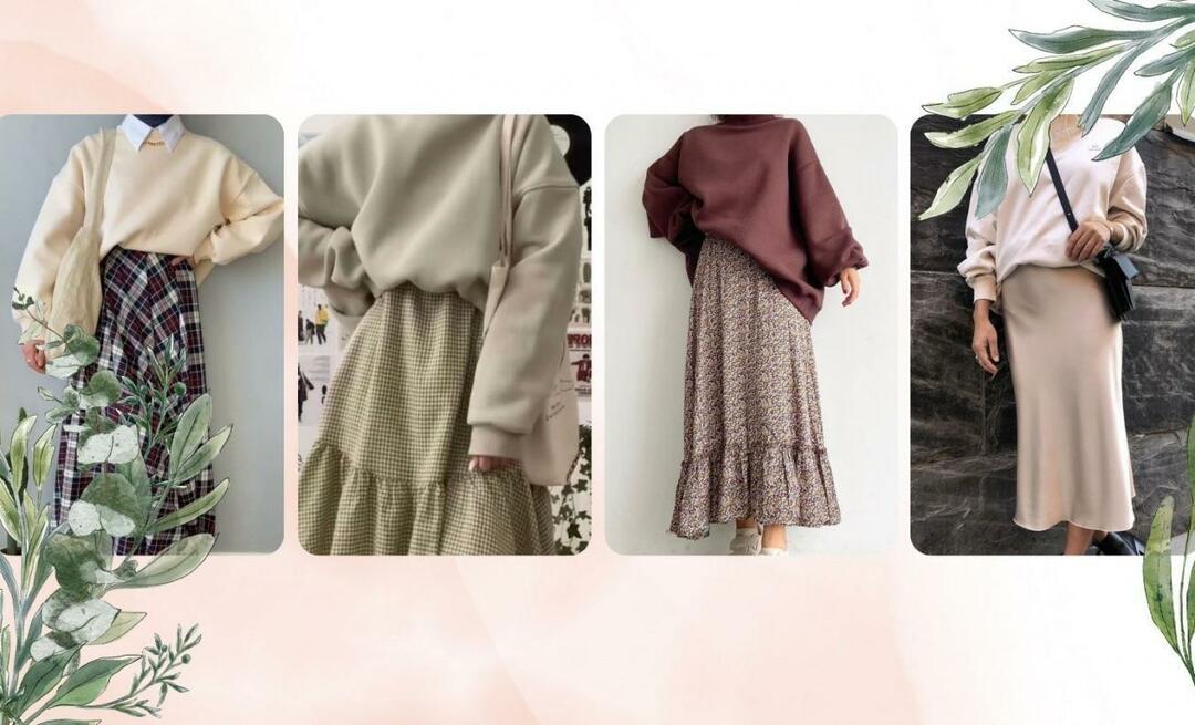 Trend sezone: Satenska suknja i dukserica! Kako kombinirati sweatshirt sa suknjom?