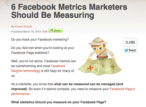 facebook metrika