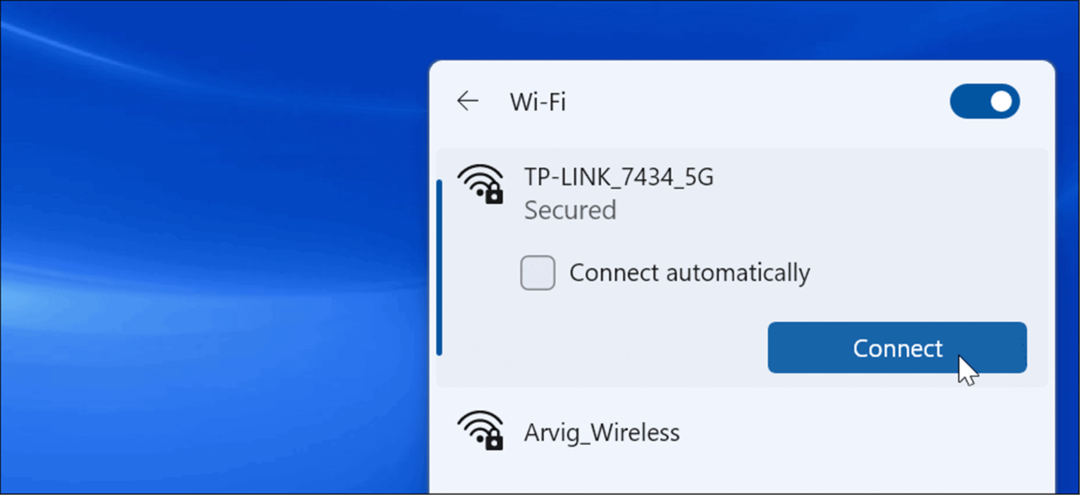 spojite wi-fi windows 11