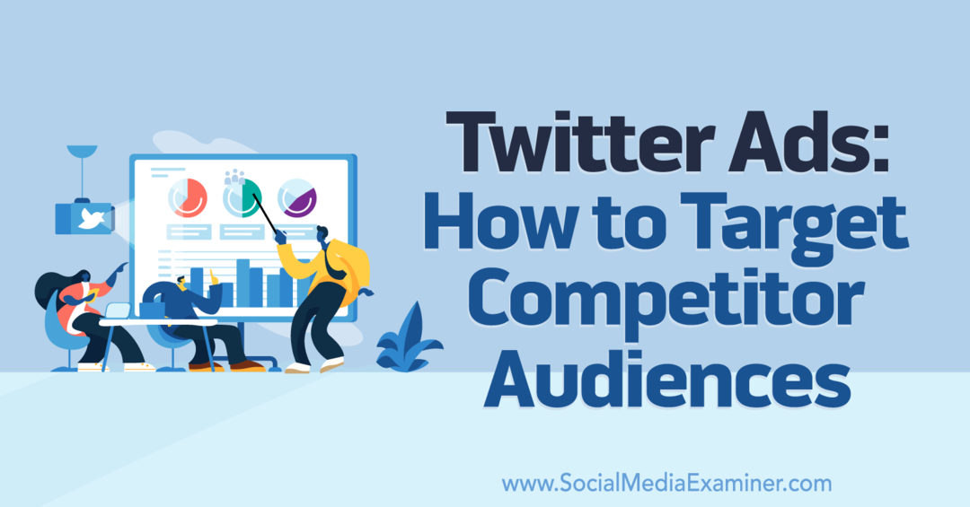 Oglasi na Twitteru: Kako ciljati konkurentsku publiku - Ispitivač društvenih medija