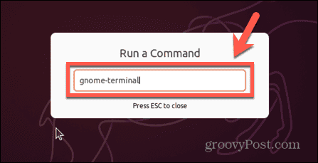 ubuntu run terminal