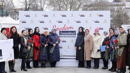 Ženske podružnice AK Party Istanbul u maršu za Sevdam u Istanbulu!