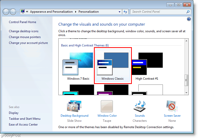 Windows 7 promijeni temu u klasičnu