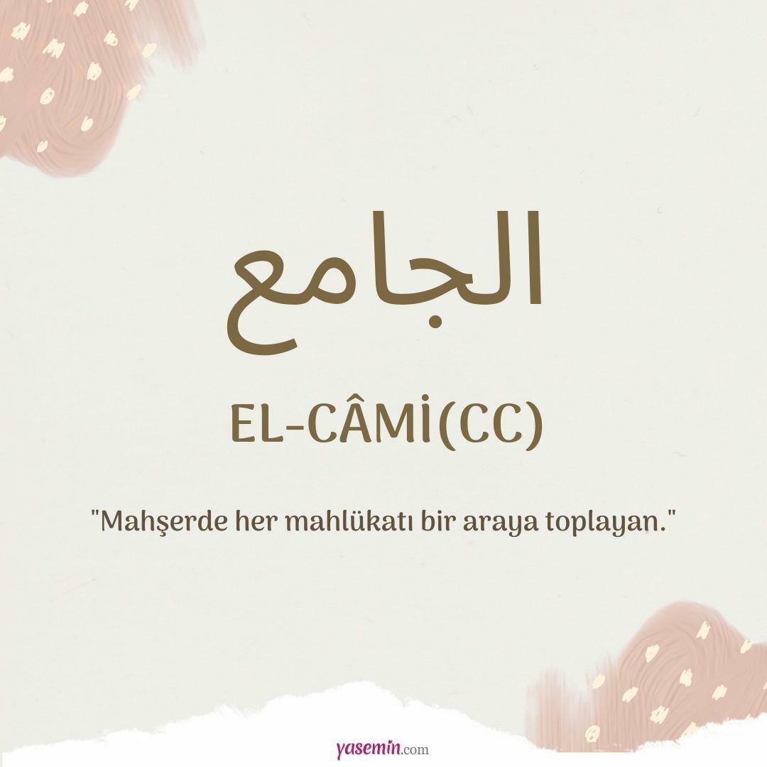 Što znači Al-Cami (c.c)?