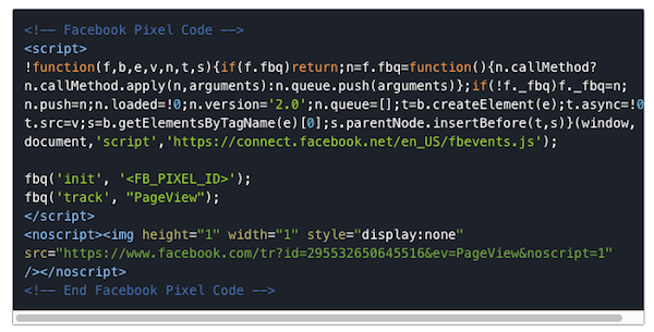 Facebook inicijalizacijski piksel mora se aktivirati prije bilo kojeg prilagođenog koda.