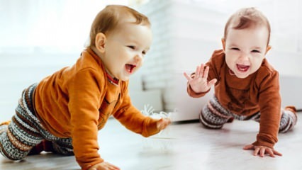 Kako se bebe uče puzati? Kada bebe pužu? Faze puzanja