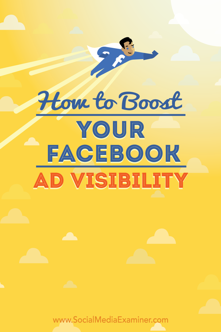 kako poboljšati vidljivost facebook oglasa -