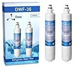Dista - Spremnik filtra za vodu u hladnjaku kompatibilan s GE RPWF (nije za RPWFE) (2 paketa)