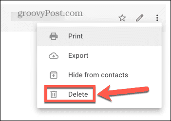 gmail izbrisati kontakt