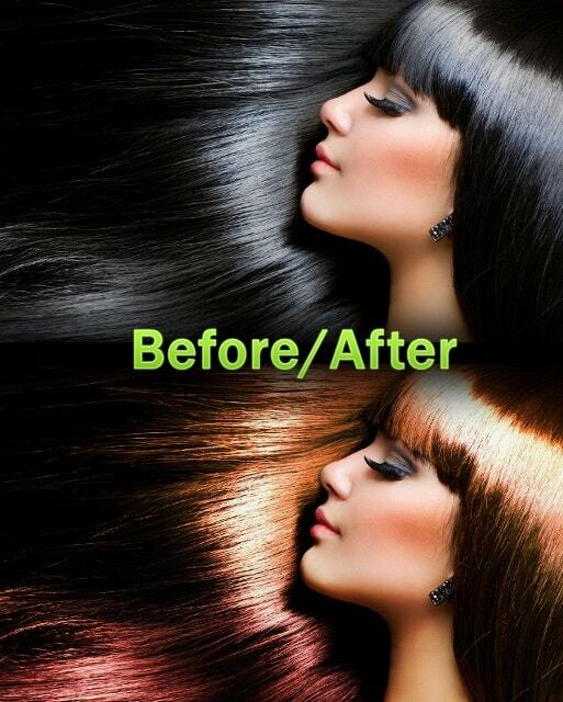 prije nego olor uredite kosu photoshop retuširajte krajnji rezultat tutorijala