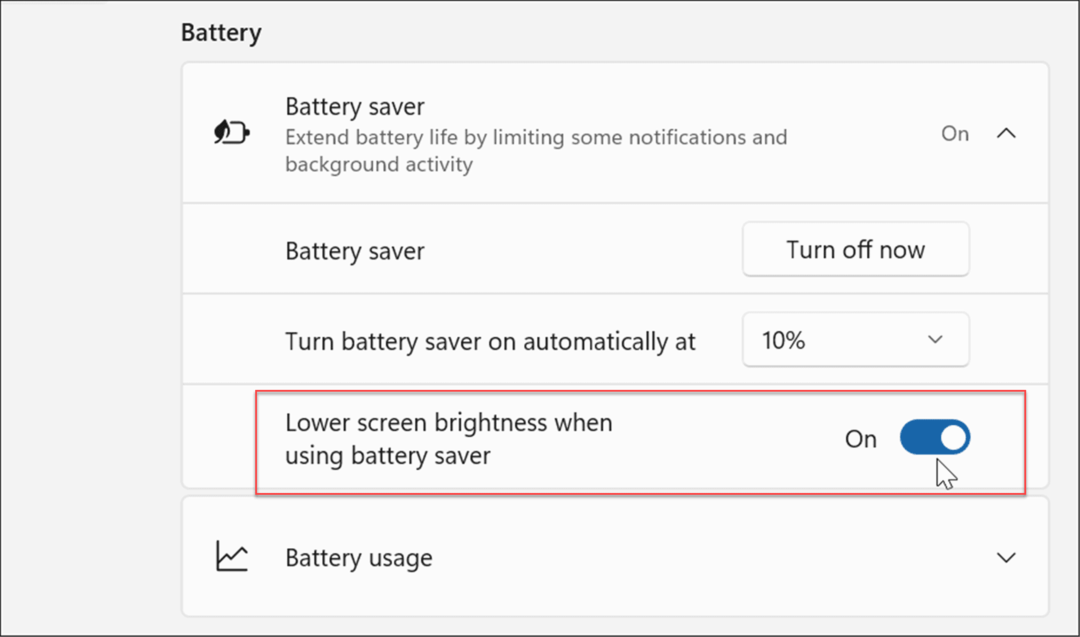 poboljšati trajanje baterije na Windows 11