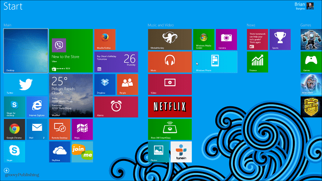 Windows 8.1 Savjet: Pozadina radne površine i početnog zaslona neka bude ista