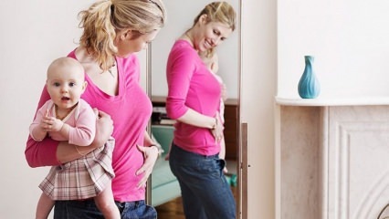Kako najbrže rastopiti trbuh nakon porođaja? Otopljeni trbuh i slabljenje hrane 