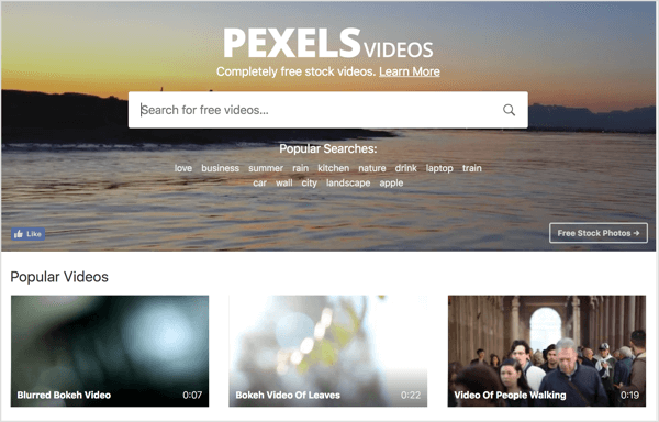 Pexels nudi besplatni videozapis koji možete koristiti u svojim LinkedIn video oglasima.