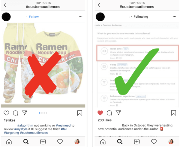 Kako strateški razvijati svoj Instagram nakon koraka 12, pronaći relevantne primjere postova, primjere dobrih i loših postova