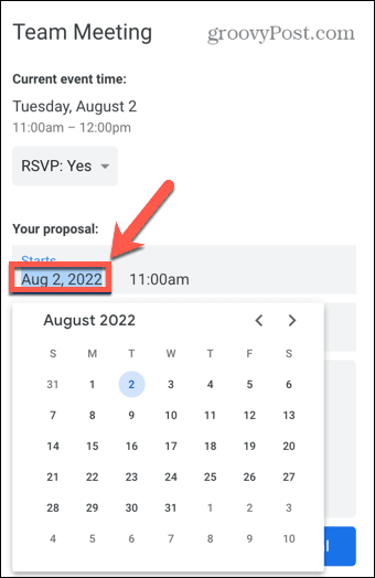 google kalendar novi datum