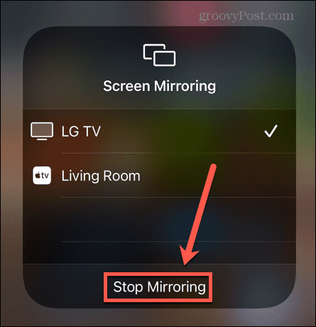 iphone zaustaviti zrcaljenje