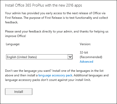 Microsoft Prelazak na Office 2016 samo za Office 365 Business Dođite 28. veljače