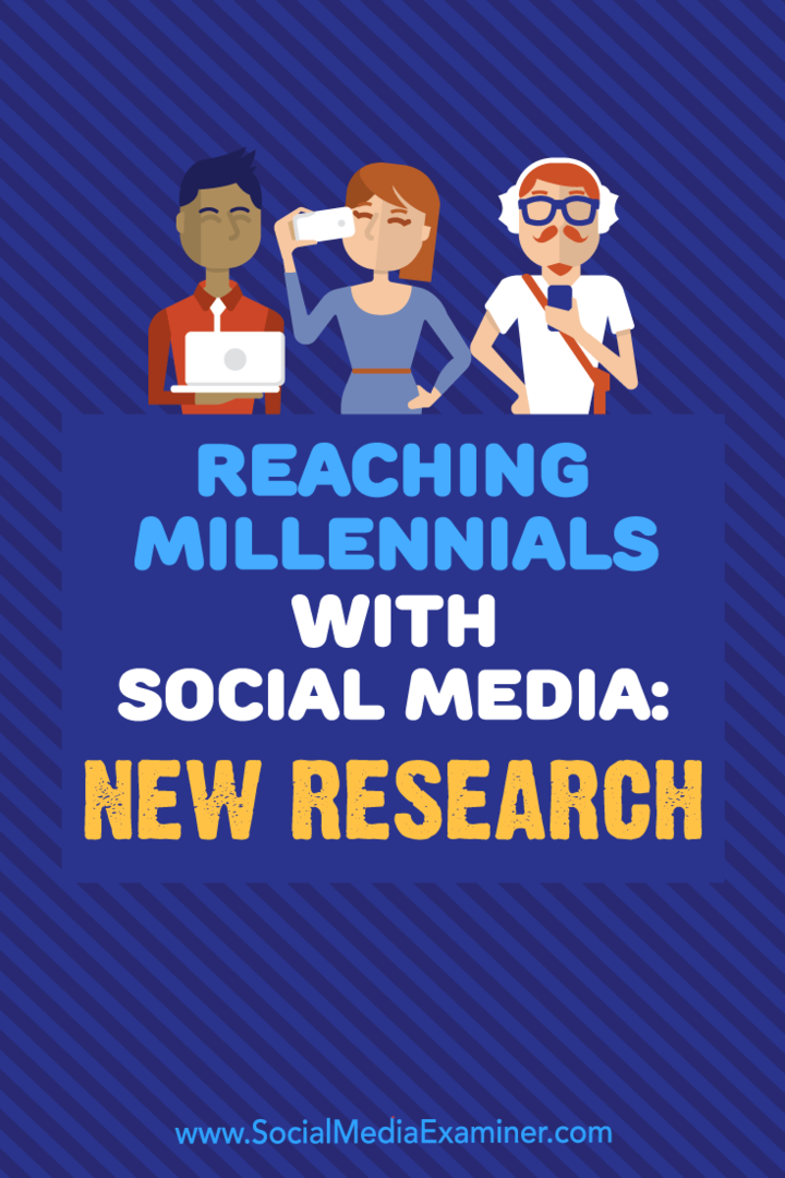 Postizanje milenijalaca pomoću društvenih medija: novo istraživanje: Ispitivač društvenih medija