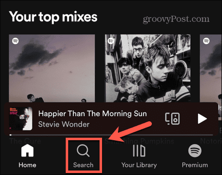 spotify pretraživanje