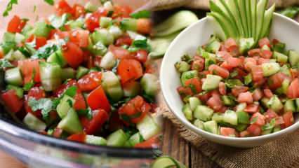 Jednostavan i ukusan recept za dijetalnu salatu: Kako napraviti Shepherdovu salatu? Kalorija pastirske salate