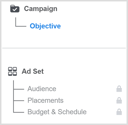 Stvorite cilj Facebook oglasne kampanje, a zatim ciljajte publiku.